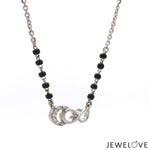 Load image into Gallery viewer, Platinum Diamond Mangalsutra Pendant with Chain JL PT MS 102   Jewelove.US
