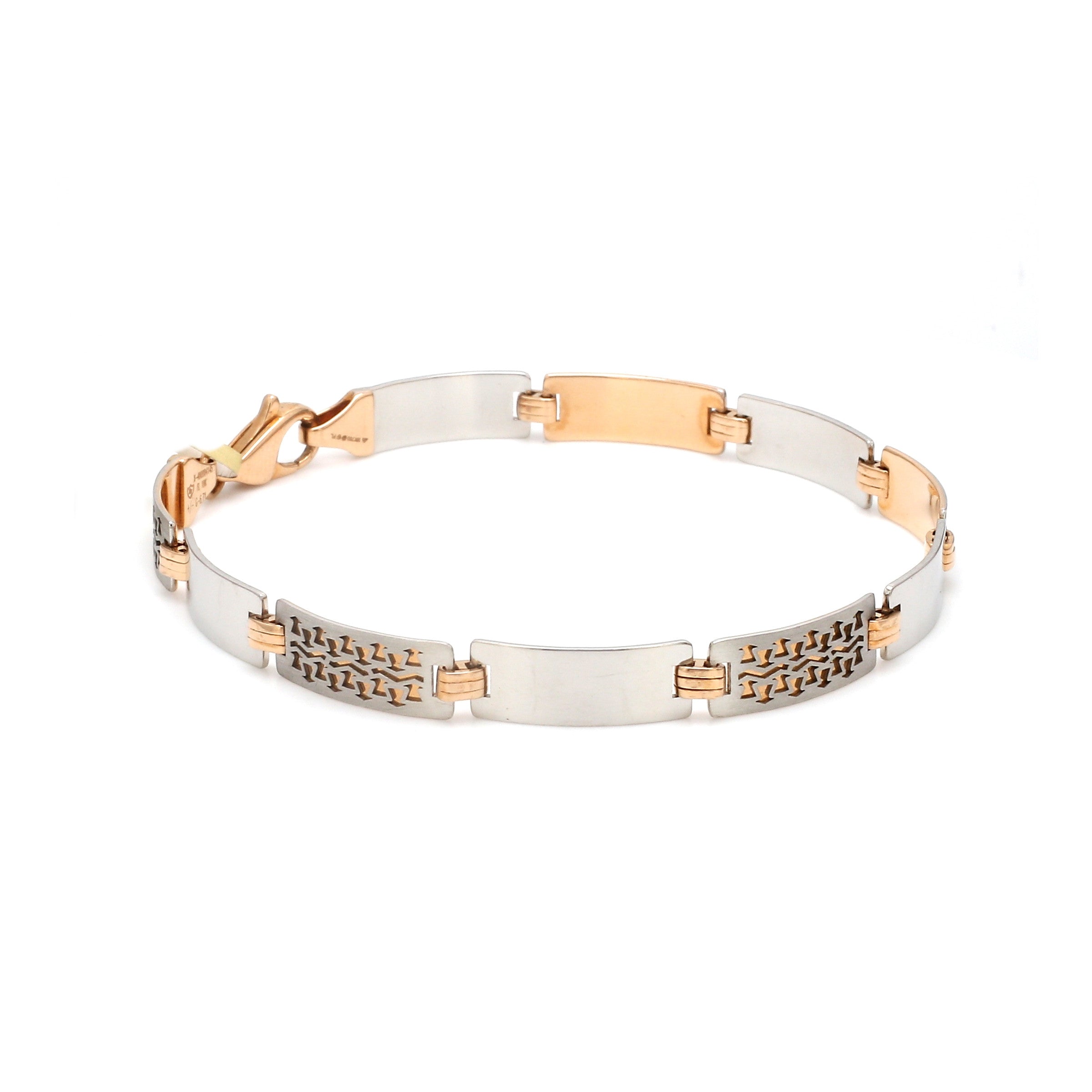 JL PTB 1076 Platinum Rose Gold Bracelet