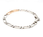 Load image into Gallery viewer, Platinum &amp; Rose Gold Fusion Bracelet JL PTB 714   Jewelove.US
