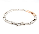 Load image into Gallery viewer, Platinum &amp; Rose Gold Fusion Bracelet JL PTB 714   Jewelove.US
