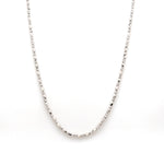 Load image into Gallery viewer, Japanese Platinum Diamond Cut Balls Chain for Women JL PT CH 1076  18-inches Jewelove.US
