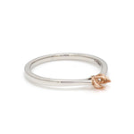 Load image into Gallery viewer, Platinum Rose Gold Solitaire Mounting JL PT 1146- M   Jewelove.US
