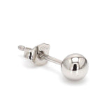 Load image into Gallery viewer, 8mm Platinum Ball Earrings Studs JL PT E 295  Single Jewelove.US
