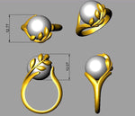 Load image into Gallery viewer, Customised Pearl Ring   Jewelove.US
