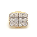 Load image into Gallery viewer, 18K Yellow Gold Diamond Ring for Men   Jewelove.US
