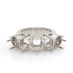 Load image into Gallery viewer, 5 Stone Platinum Mounting Ring JL PT 1219-M   Jewelove.US
