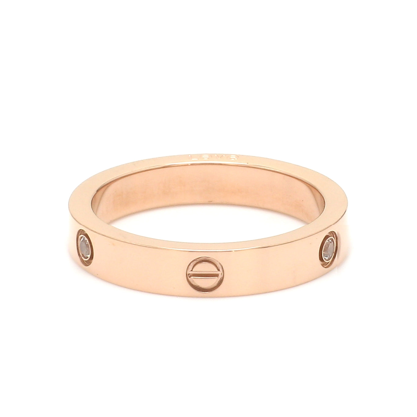 18K Rose Gold Gold Diamond Ring for Men JL AU 1167-A   Jewelove.US