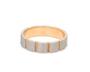 Platinum & Rose Gold Ring  for Men JL PT 1123